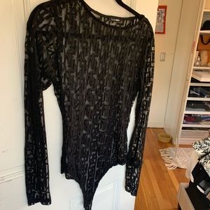 Fashion Nova “FN” Mesh BodySuits